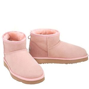 UGG Blush Suede Ankle Boots